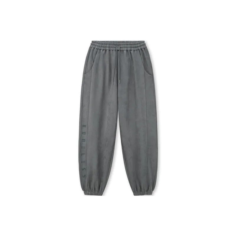 BONELESS Casual Pants Unisex Dark Gray-0