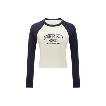 Reebok Raglan Sleeve T Shirt Women's Navy Blue