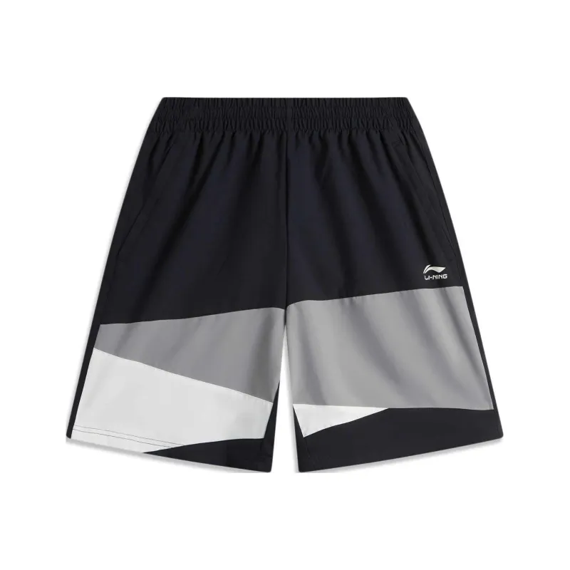 LiNing Sports Fashion Collection Sports Shorts Men's Black Gray-0