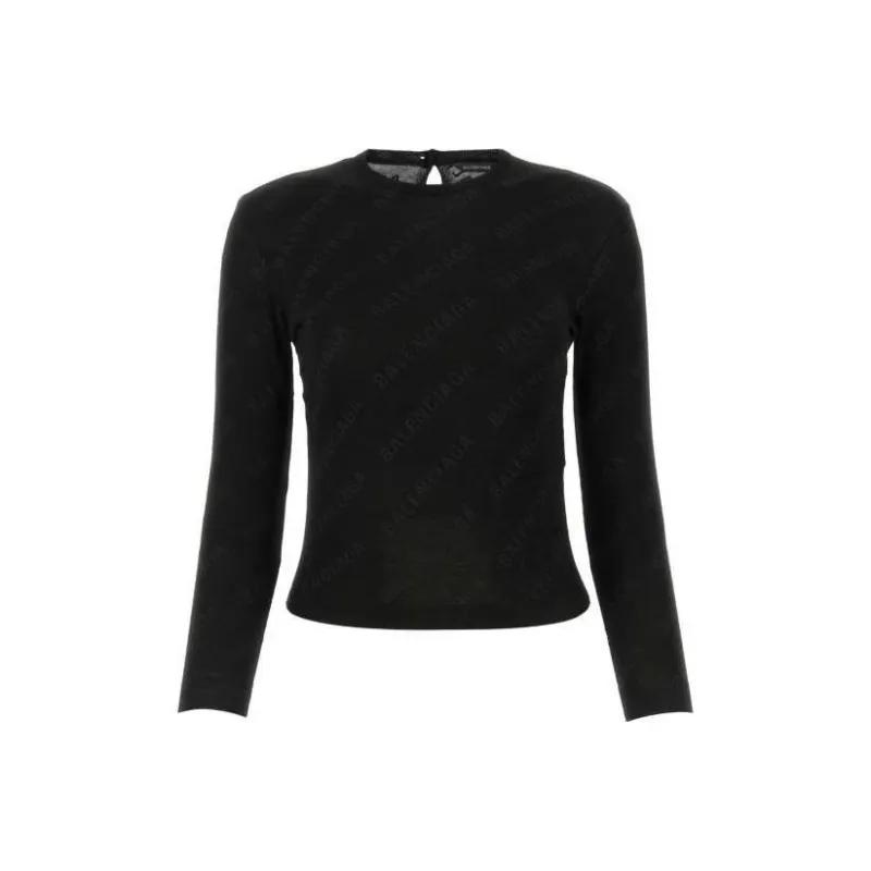 Balenciaga Mini Allover Logo Jumper-0