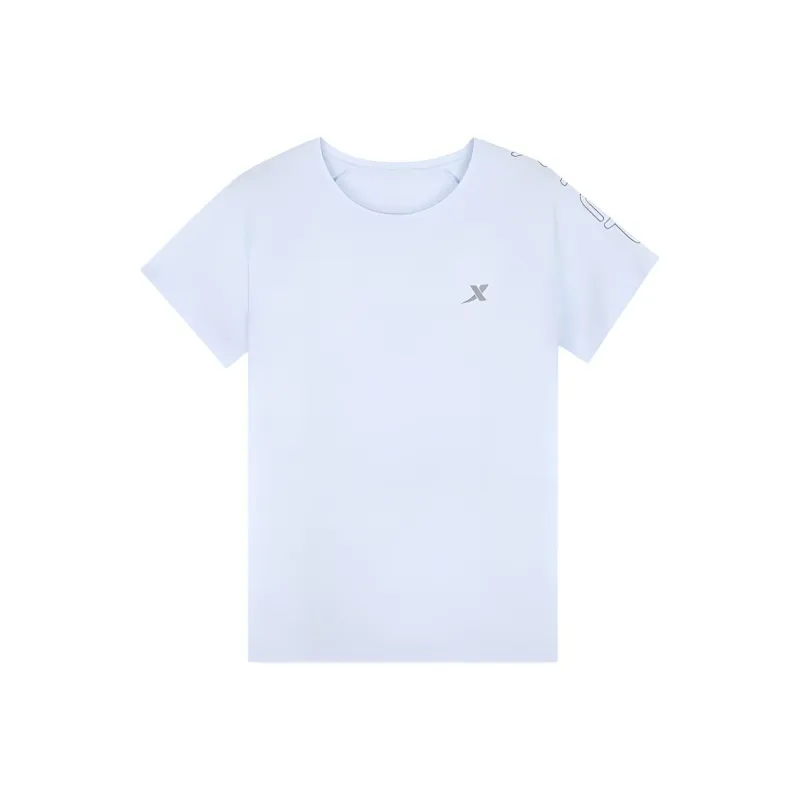 XTEP T Shirt Women's Light Pale Blue-0