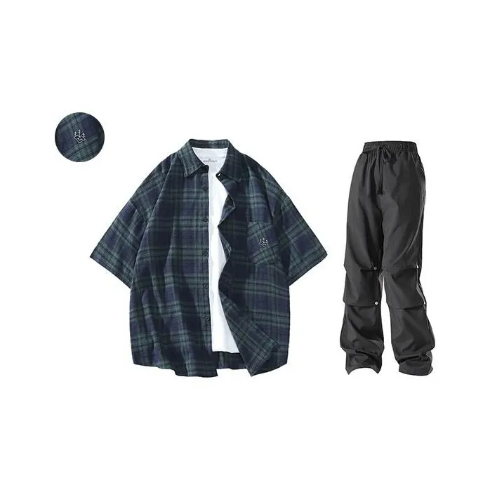 LIVINGTOWN Shirt Matching Set Unisex-4
