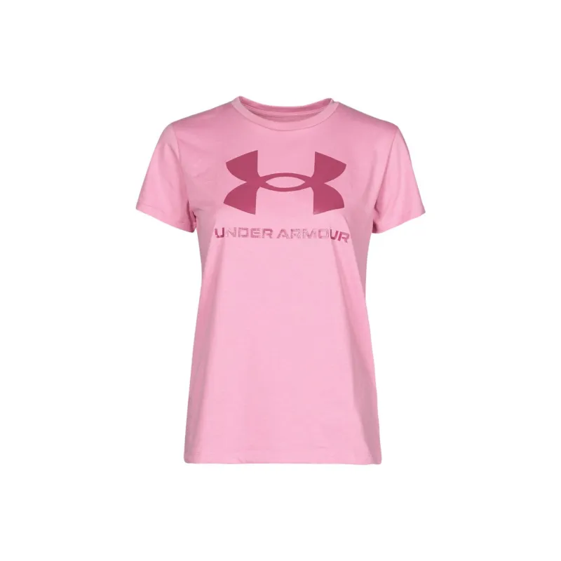 Under Armour T Shirt Women's Pink-0