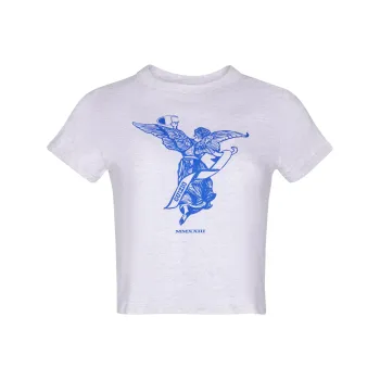 Danielle Guizio X Champion Danielle Guizio Co-brand T-Shirts Women's White