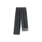 [Thickened Seamless Fleece]Dark Gray (B Simple Smile Drawing Pants Logo)
