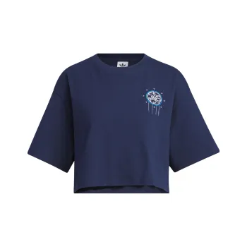 Adidas Originals T Shirt Women's Dark Indigo