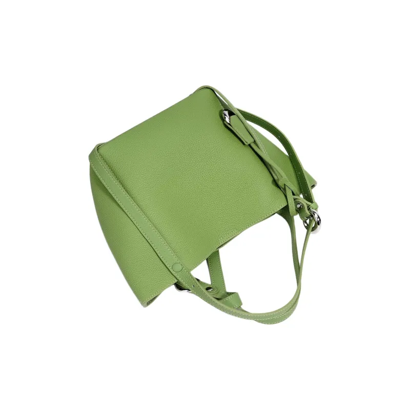 COURONNE Top Grain Cow Leather Handbag Women's Multicolor-7