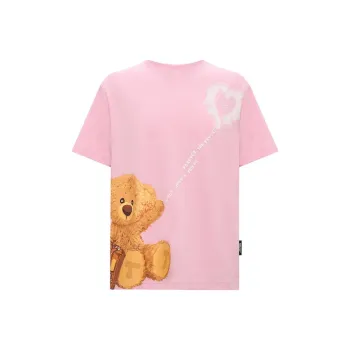 TSMLXLT T Shirts Women's Pink