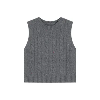 AMAZING SONG Sweater Women's Minimalist Gray