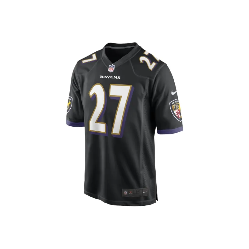 Nike Game Football Jersey Soccer Jersey Baltimore Ravens Men's Black-0