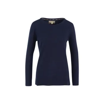 BARBOUR Pendle Knitted Jumper Sweater Women's Blue