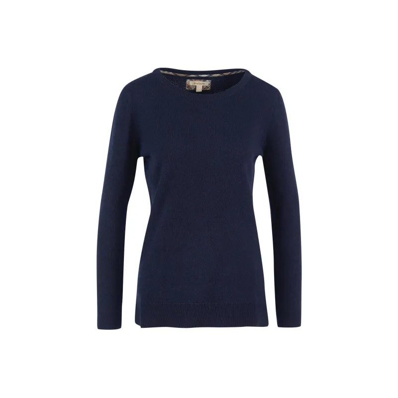 BARBOUR Pendle Knitted Jumper Sweater Women's Blue-0
