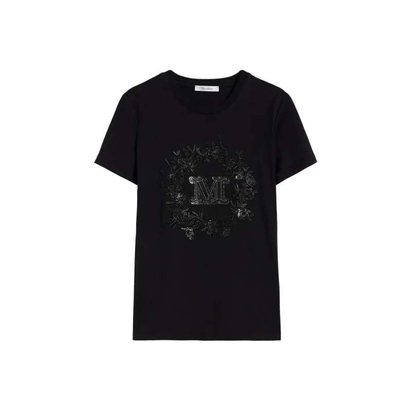 MaxMara T Shirts Women's Black-0
