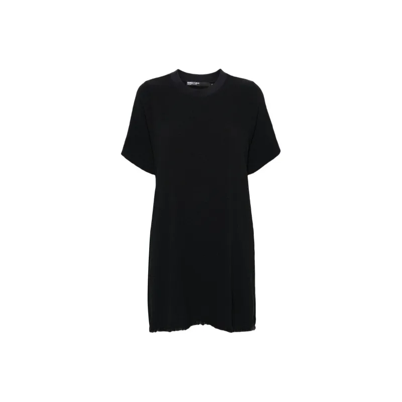 BIMBA Y LOLA Frayed Seersucker Blouse-0
