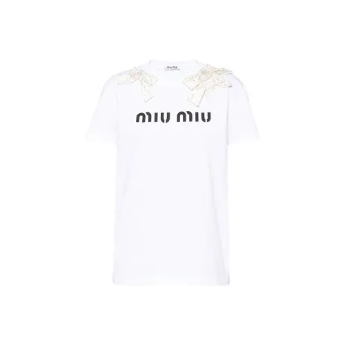 MIU MIU T Schwarzs Women's White