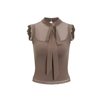 Ariseism Tank Top Women's Coffee Brown