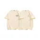 Milk White (M Simple Chest Logo)+Milk White (Y Signature Puppy Chest Logo)