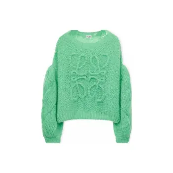 LOEWE Anagram Sweater 'Water Green'