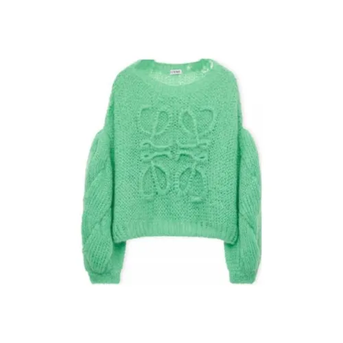 LOEWE Anagram Sweater 'Water Green'