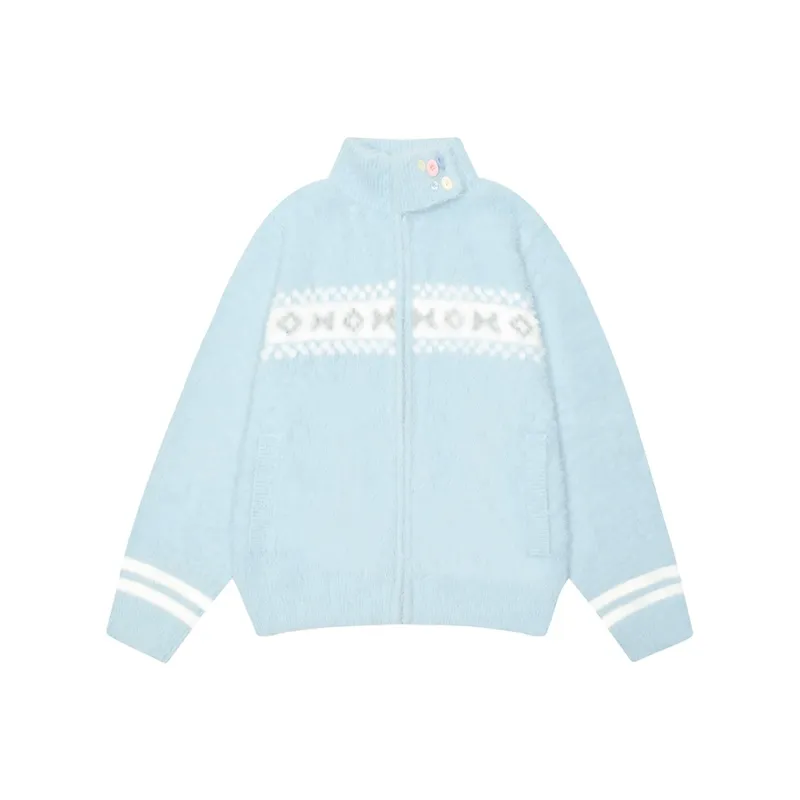 Umoumo Sweaters Women's Blue-0