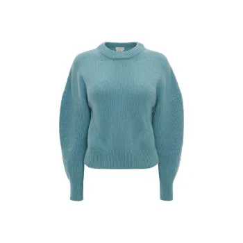 Alexander McQueen SS22 Sweater Women's Light Blue