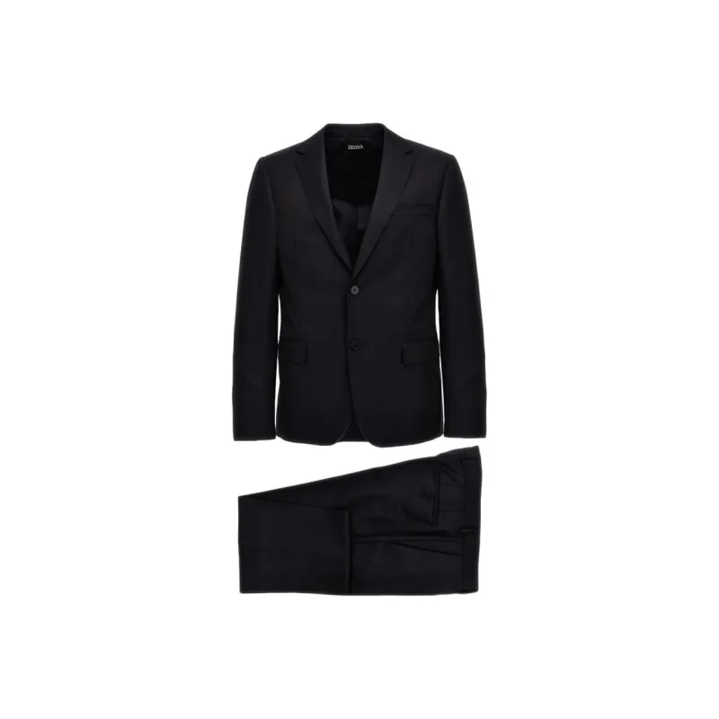 Ermenegildo Zegna Single Breasted Straight Leg Tailored Suit-1