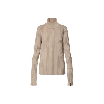 LOUIS VUITTON Pocket Detail Ribbed Knit Pullover