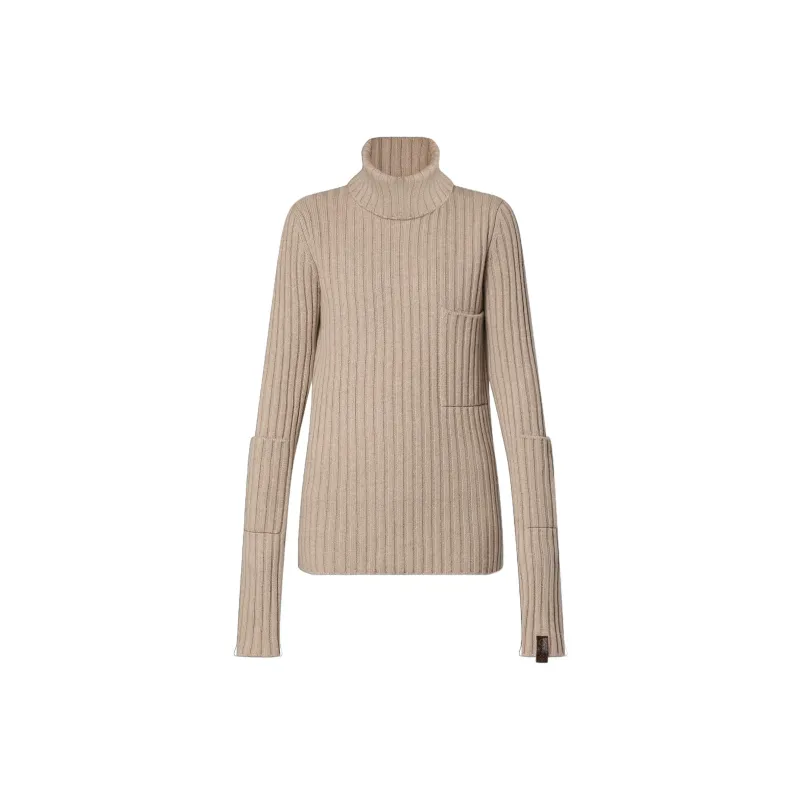 LOUIS VUITTON Pocket Detail Ribbed Knit Pullover-0