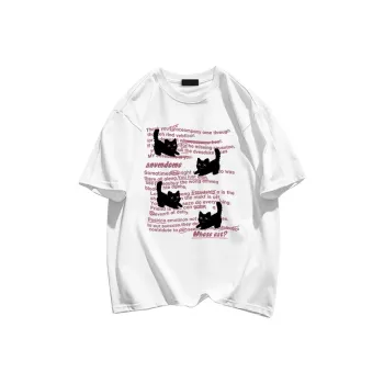 Cotton Shopping Regular T Shirt Women's