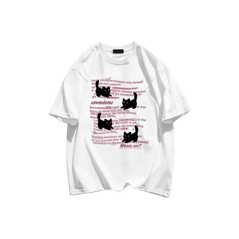 Cotton Shopping Regular T Shirt Women's-0