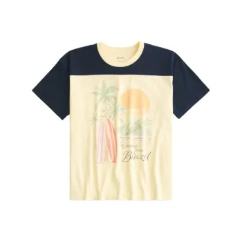 Hollister T Shirt Women's Yellow