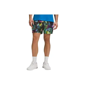 Lululemon Pace Breaker Collection Swiftly Collection Sports Shorts Men's Disco Multicolor