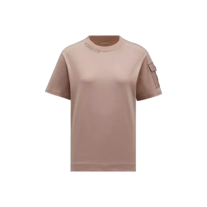Moncler SS22 T Shirts Women's Pink-0