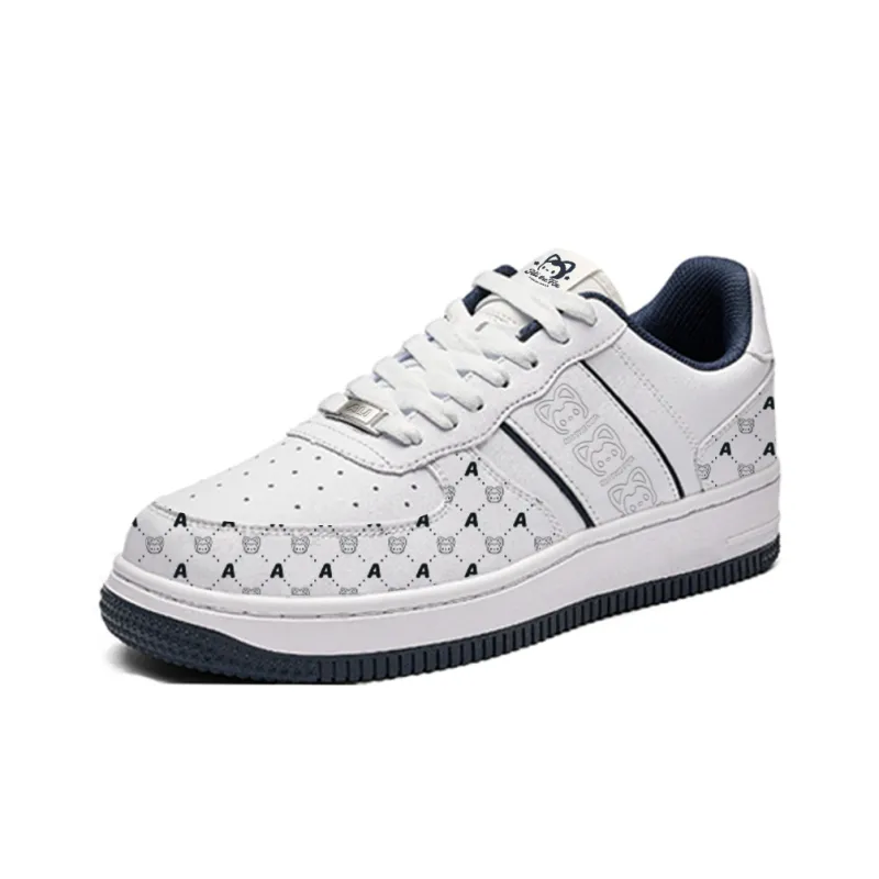ALI THE FOX Skateboard Shoes Unisex Low Top Milk Tea Powder/Iceberg Blue-31