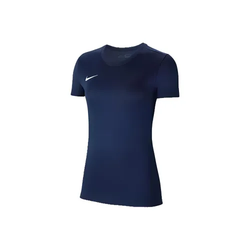Nike Dri Fit T Shirts Women's Navy Blue