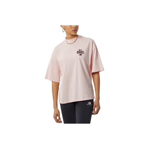 New Balance T Shirts Women's Pink