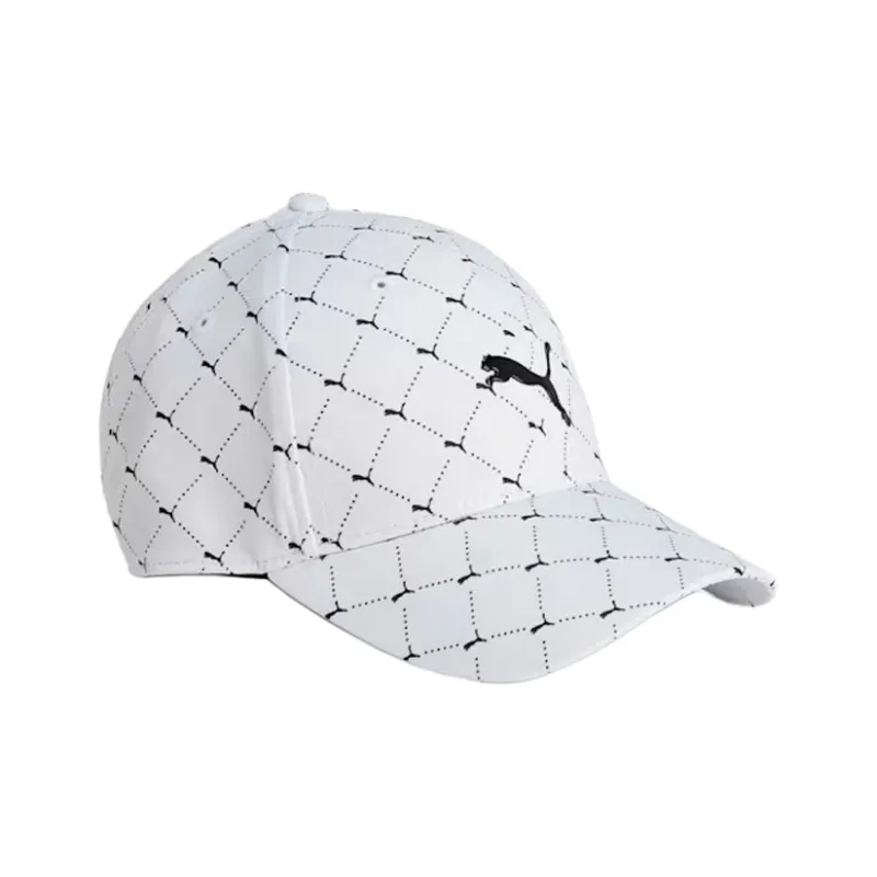 PUMA Polyester Baseball Caps Unisex White-0