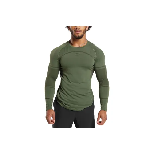 GYMSHARK Workout Clothing Men's Dark Olive Green