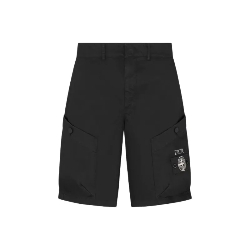 DIOR X Stone Island Bermuda Shorts-0