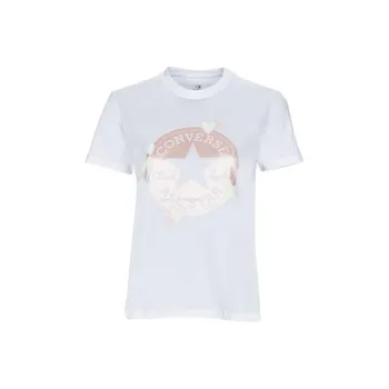 Converse Heart All Star T-Shirts Women's White