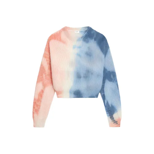 CELINE Mohair And Silk Crewneck Sweater 'Off White/Pink'