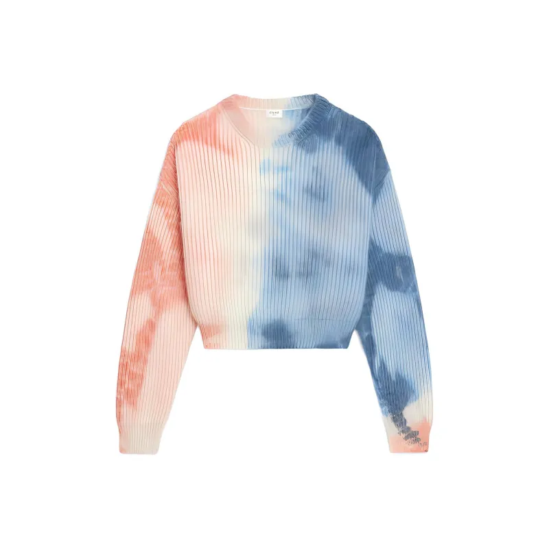 CELINE Mohair And Silk Crewneck Sweater 'Off White/Pink'-0