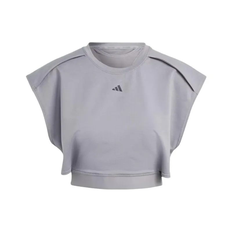 Adidas AEROREADY Other T-Shirt Women's Gray-0