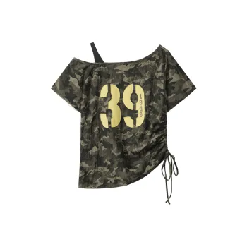 YUZHAOLIN T Shirt Women's Green