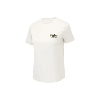 Skechers Mountain And Wild Outdoor Series T Shirt Women's Marshmallow White 0074