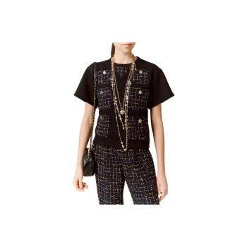 CHANEL T-Shirts Women's Black