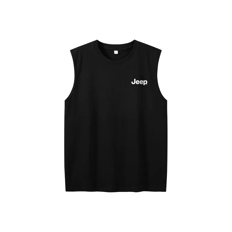 Jeep Tank Top Unisex White Gray-6