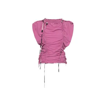 ISABEL MARANT Zohra Woven Jersey Top
