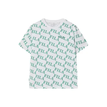 FILA Drop Shoulder Sleeve T Shirt Women's All Over Print 2