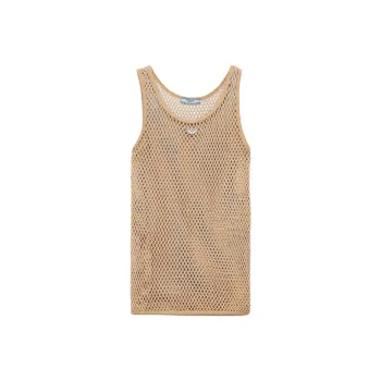 PRADA Open knit Tank Top